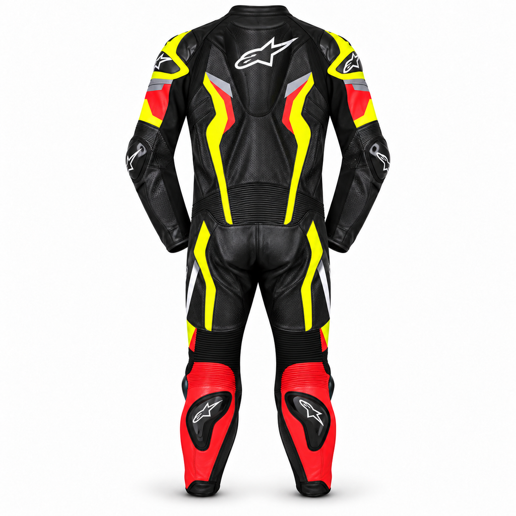 Dinevo Apex Fluo One-Piece Motorcycle Racing Suit