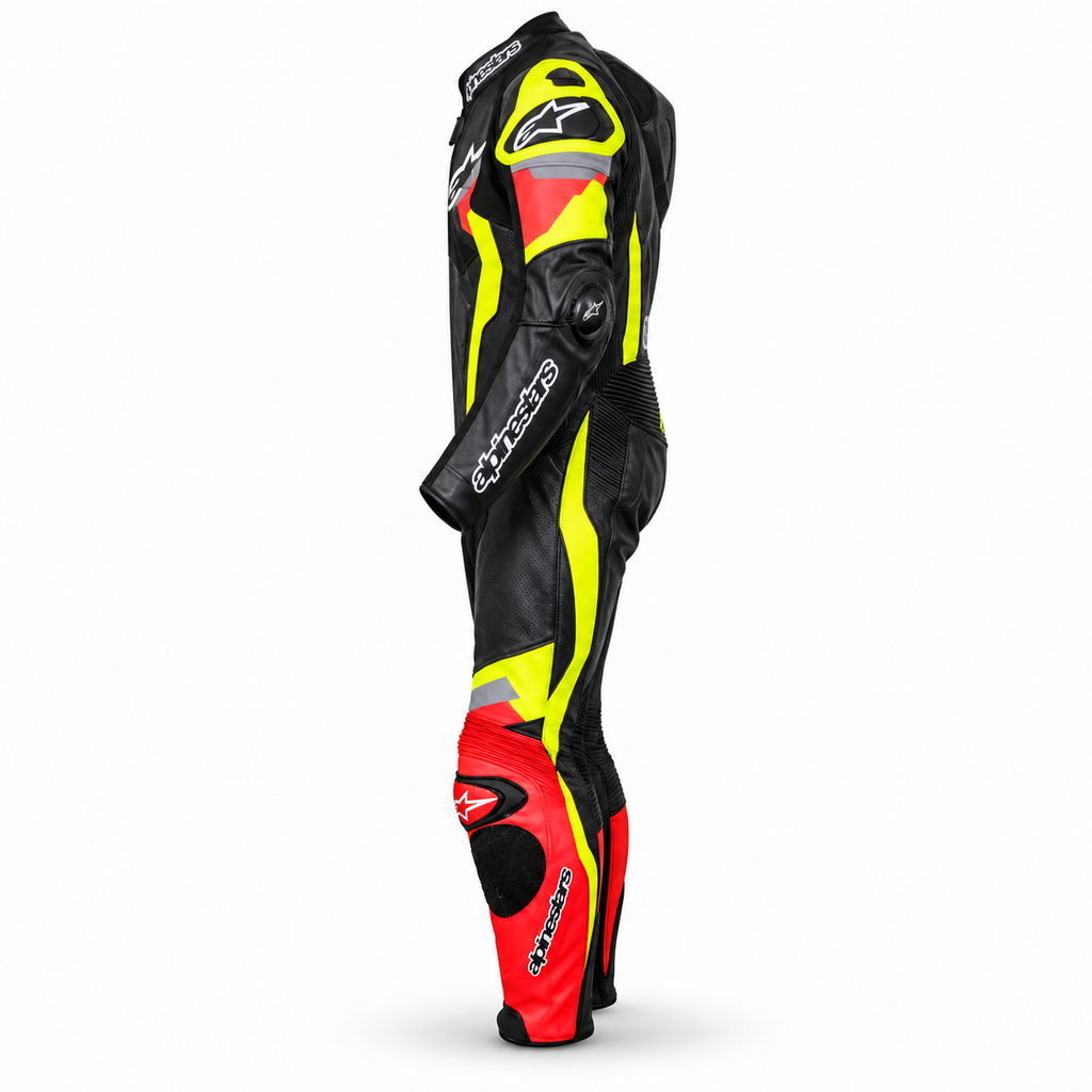 Dinevo Apex Fluo One-Piece Motorcycle Racing Suit