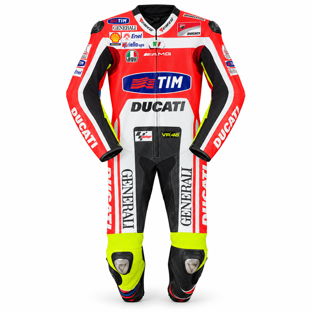 Dinevo Corsa Red One-Piece Motorcycle Racing Suit