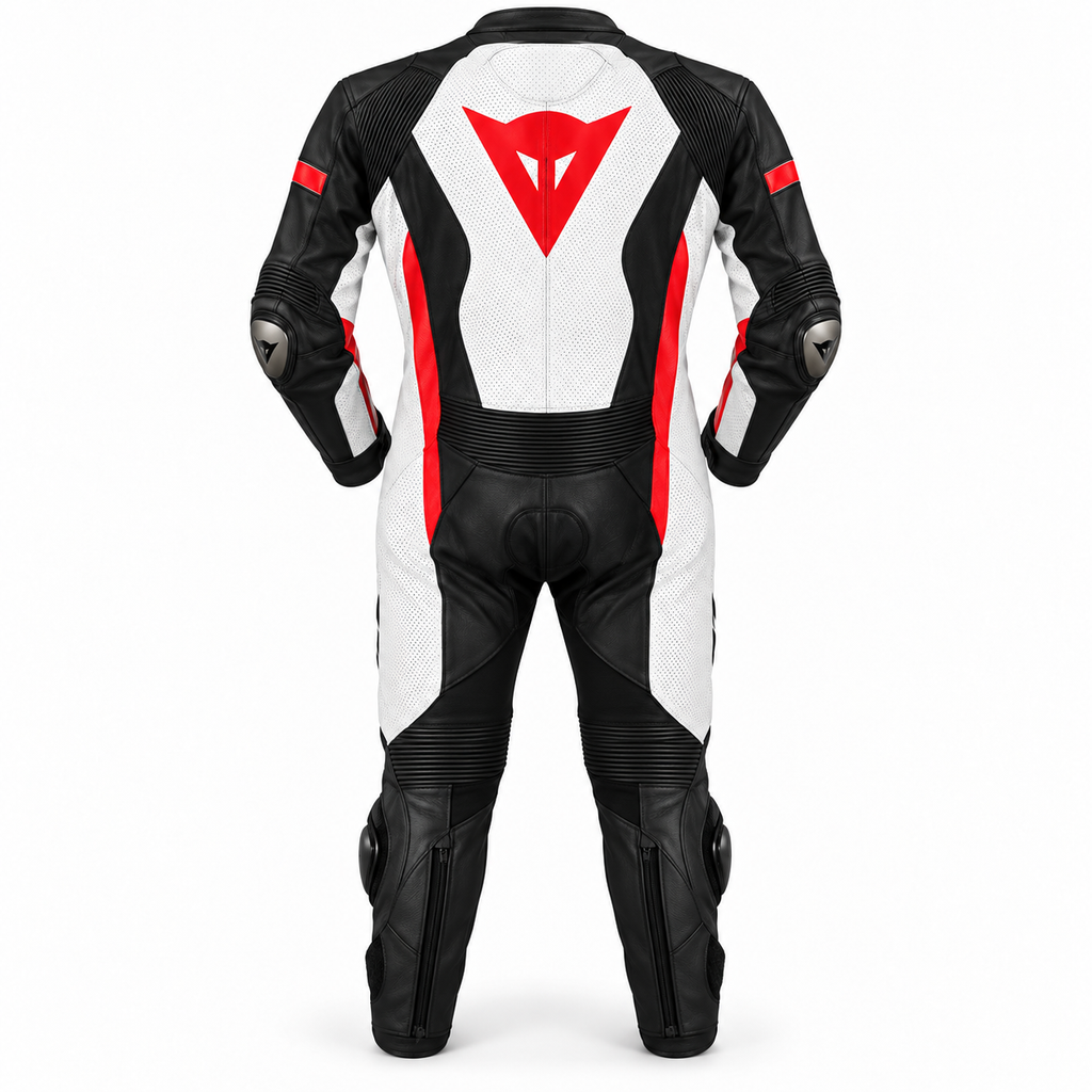 Dinevo Ice Red One-Piece Motorcycle Racing Suit