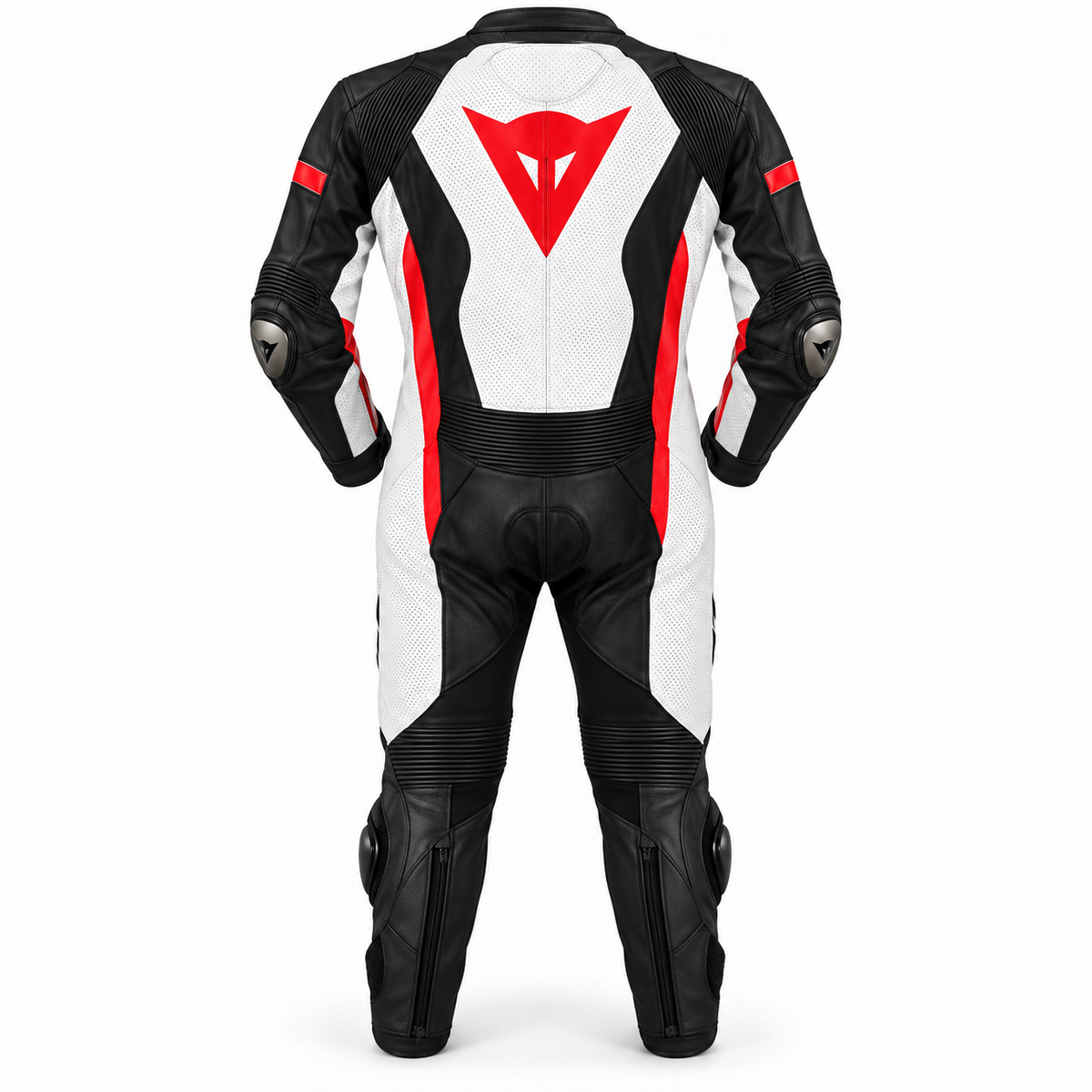 Dinevo Ice Red One-Piece Motorcycle Racing Suit
