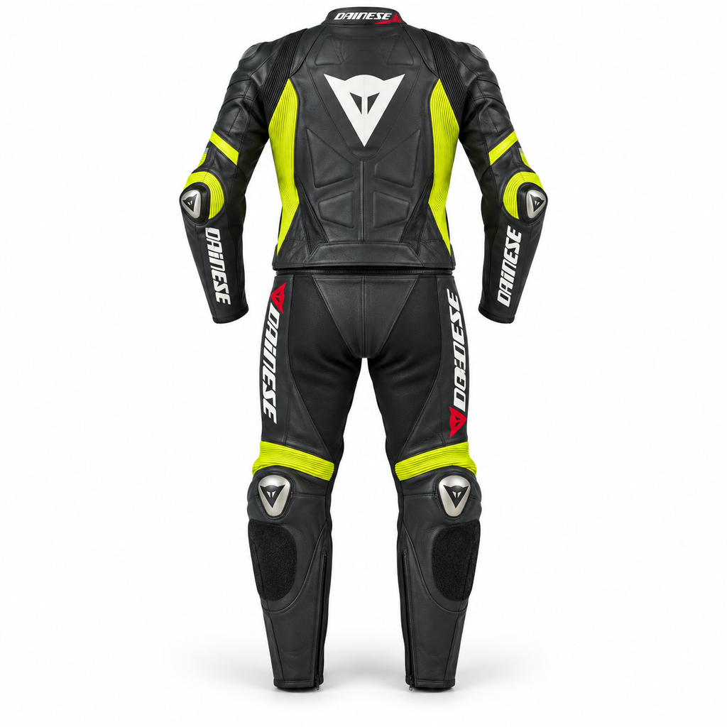 Dinevo Neon Phantom R2 Two-Piece Motorcycle Racing Suit