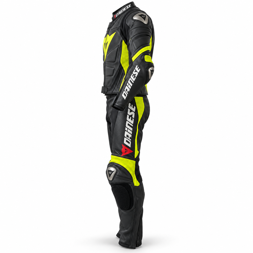 Dinevo Neon Phantom R2 Two-Piece Motorcycle Racing Suit