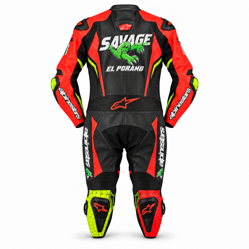 Dinevo Savage R One-Piece Motorcycle Racing Suit