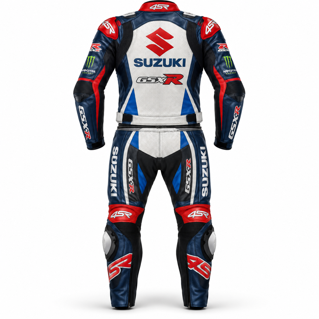 Dinevo Velocity Blue R2 Two-Piece Motorcycle Racing Suit