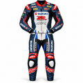 Dinevo Velocity Blue R2 Two-Piece Motorcycle Racing Suit