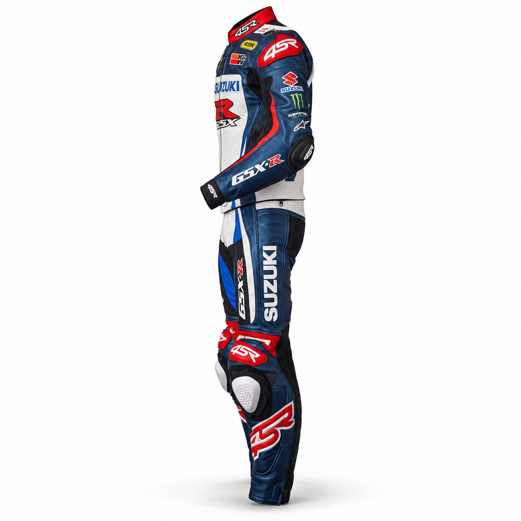 Dinevo Velocity Blue R2 Two-Piece Motorcycle Racing Suit